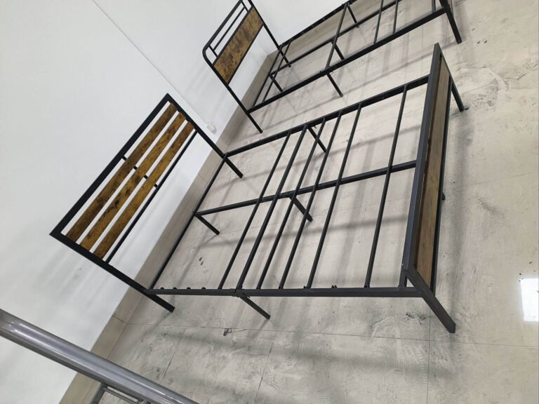 MDF Board Metal Bed