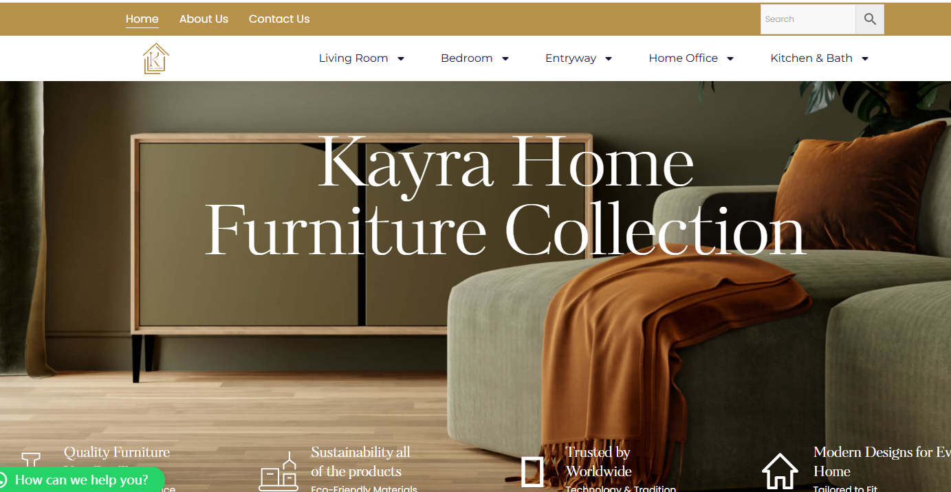 Kayra Home Design Showroom Export Lineup