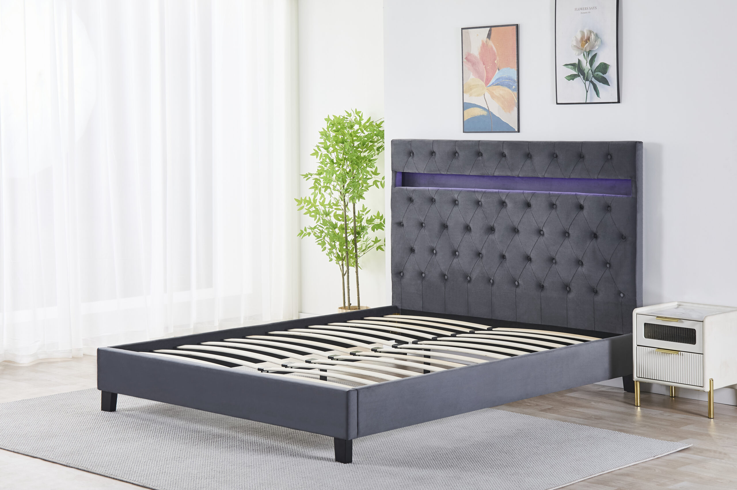 Modern LED Bed Frame