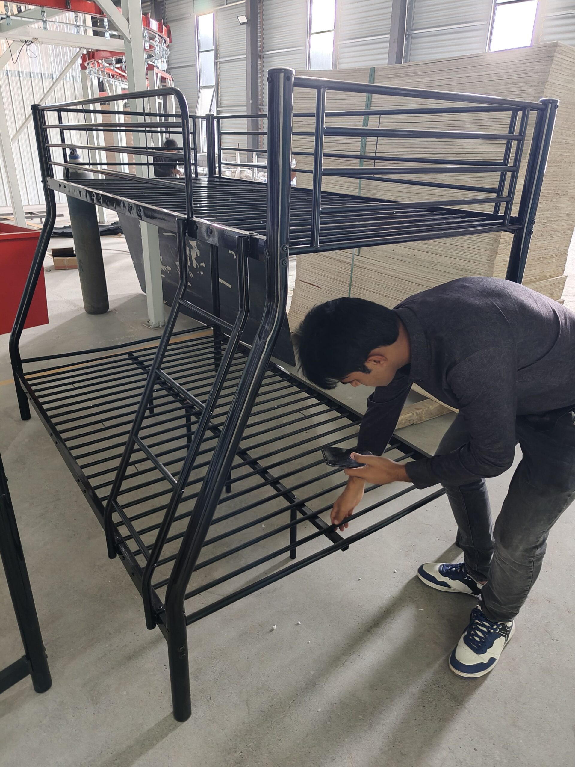 Customized bunk bed with unique color and branding
