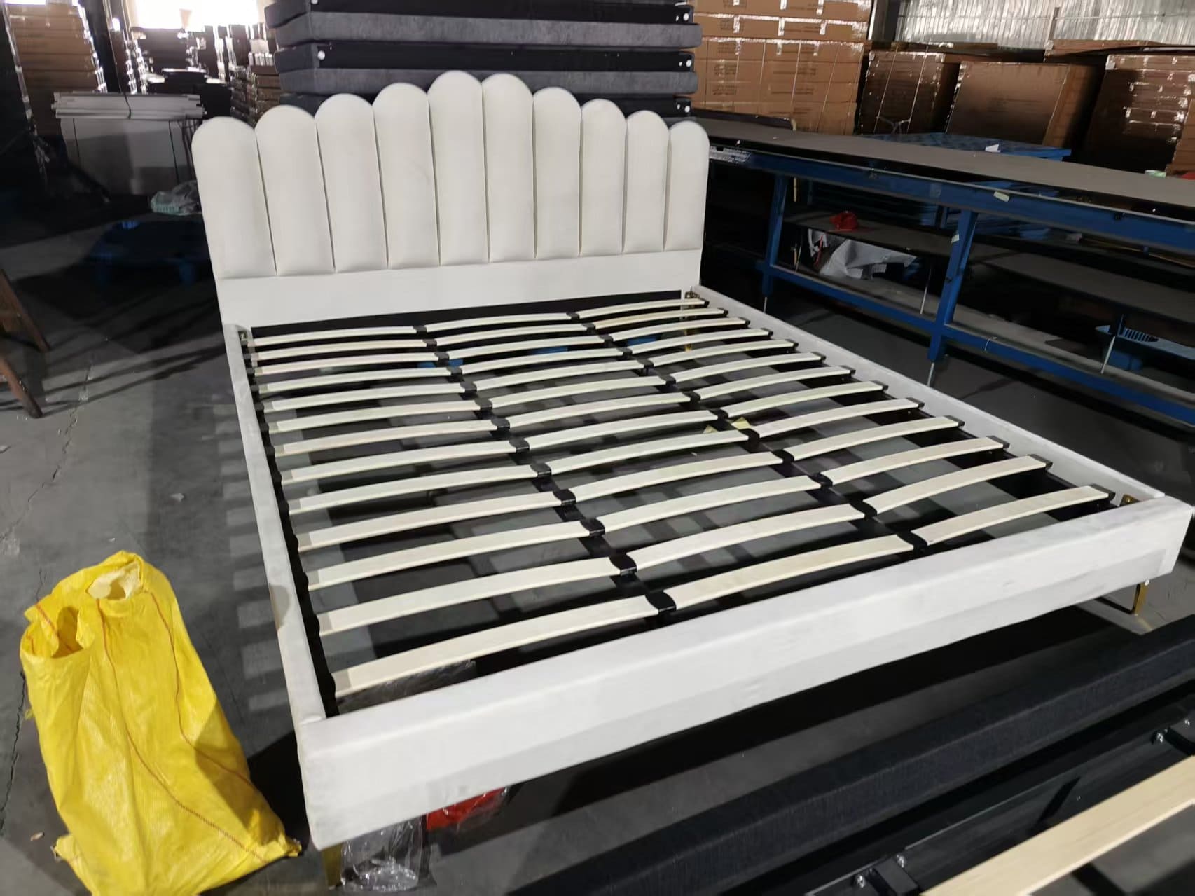 Upholstered Bed – Leather Headboard