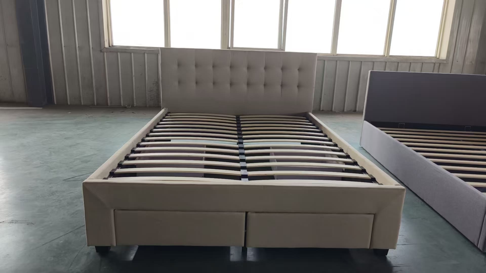 King Size Upholstered Bed – Minimalist