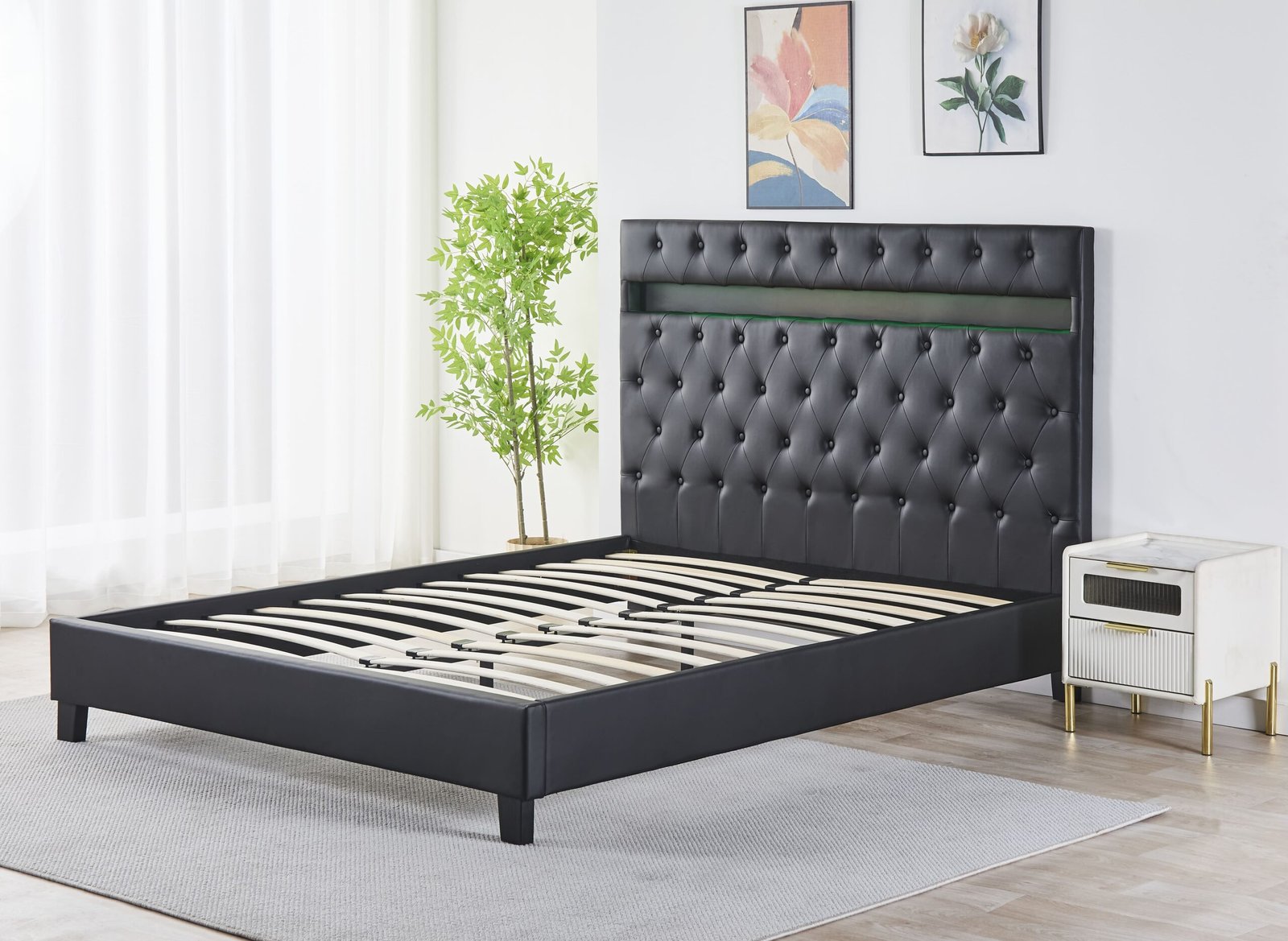 LED Bed Frame Manufacturing - Premium Upholstered Beds with LED Lighting