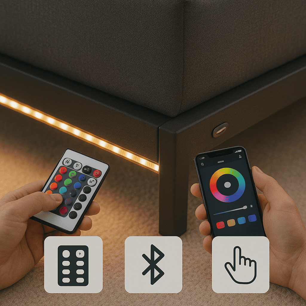 app remote control LED bed