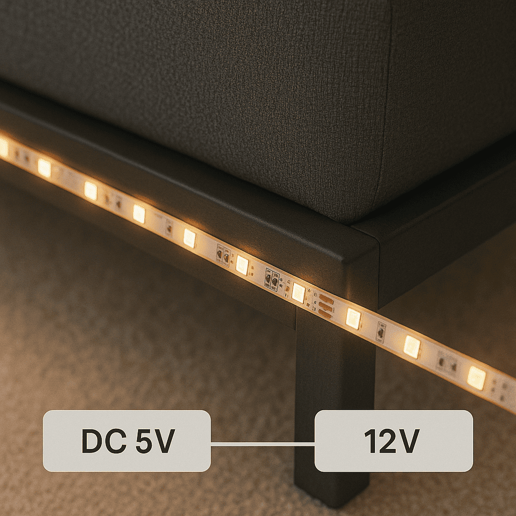 low voltage LED lighting for beds