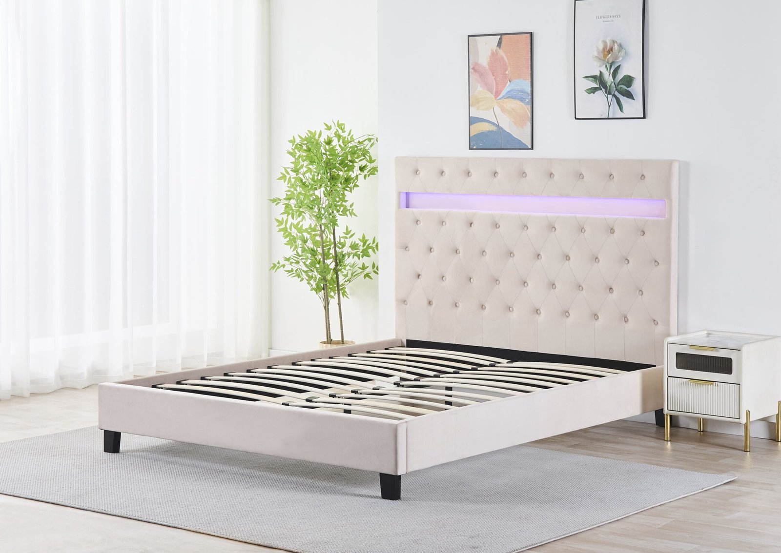 LED Bed Frame Model 1