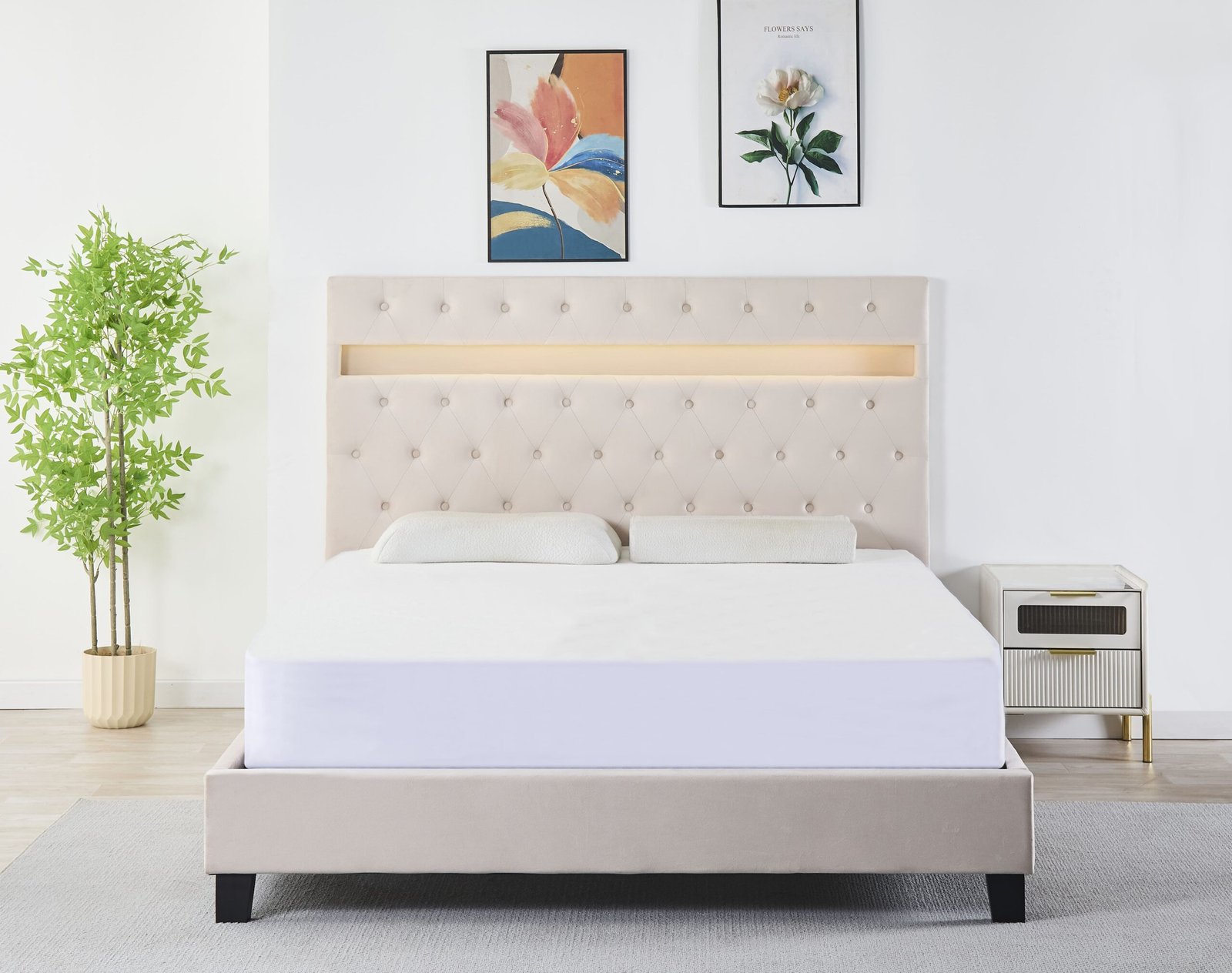 LED Bed Frame Model 16