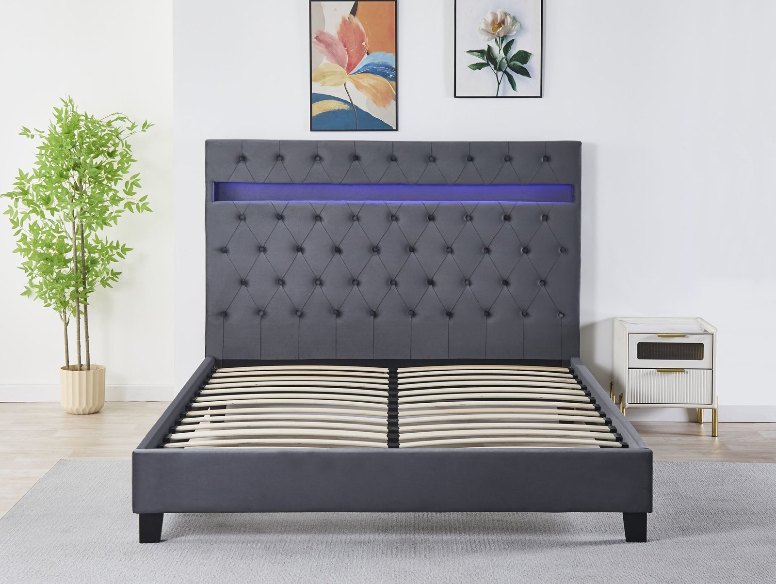 LED Bed Frame Model 8