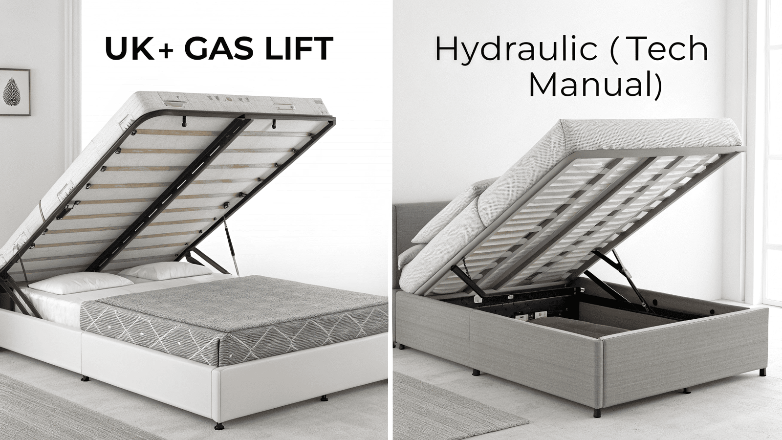 gas lift vs hydraulic beds