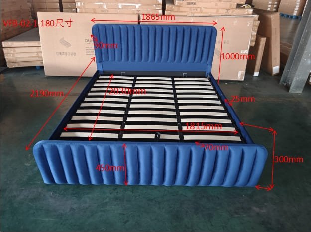 Courier-friendly bed dimensions