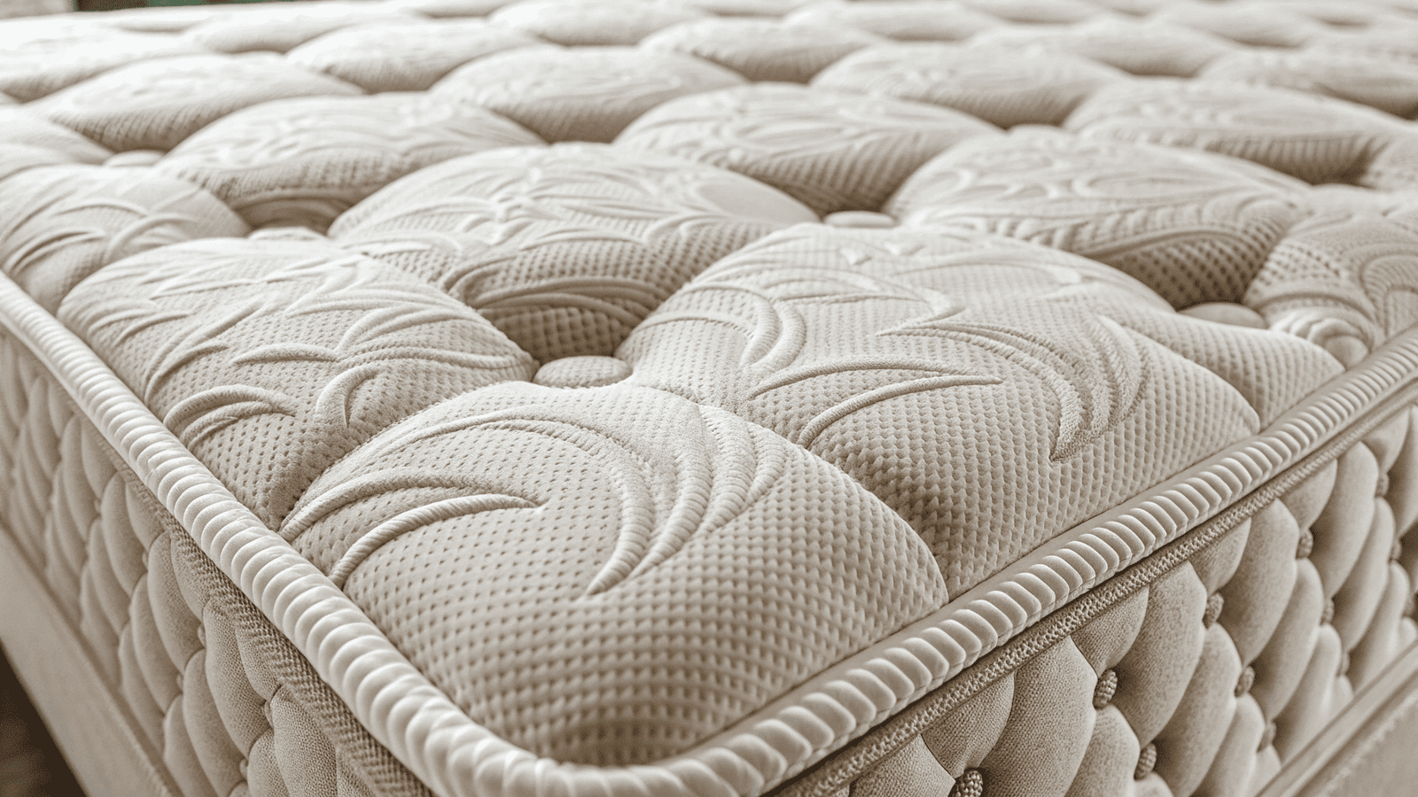 High quality Turkish mattress fabric detail