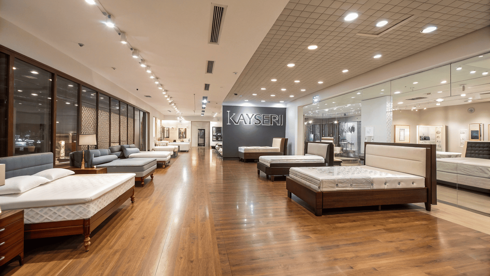 Turkish bed manufacturing factory floor