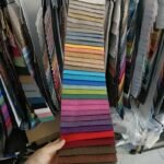 Current linen-look colour card