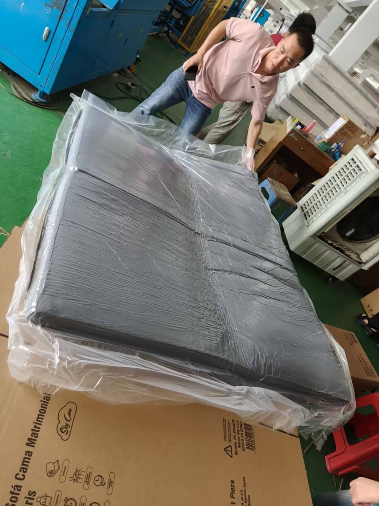 compressed sofa packing