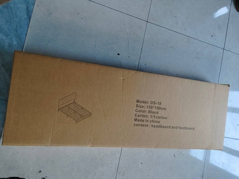 metal bed one set one box packing