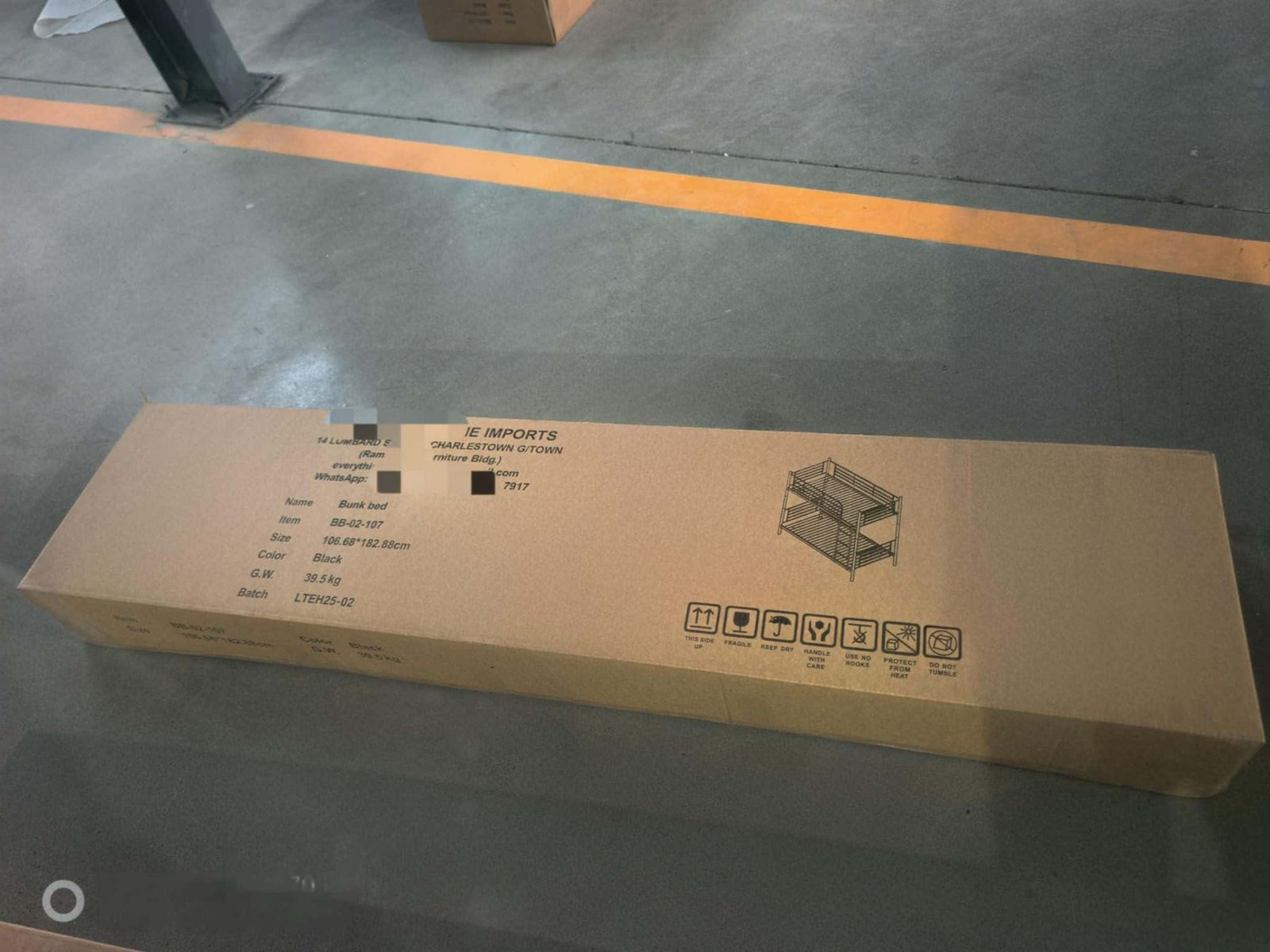 Metal Bunk Bed Packing