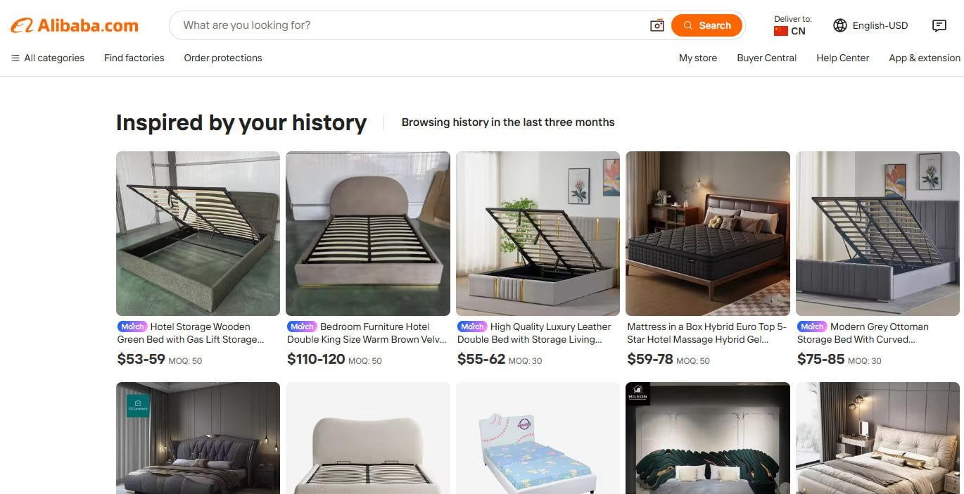 Online Sourcing for Bed Frames Searching for bed manufacturers online