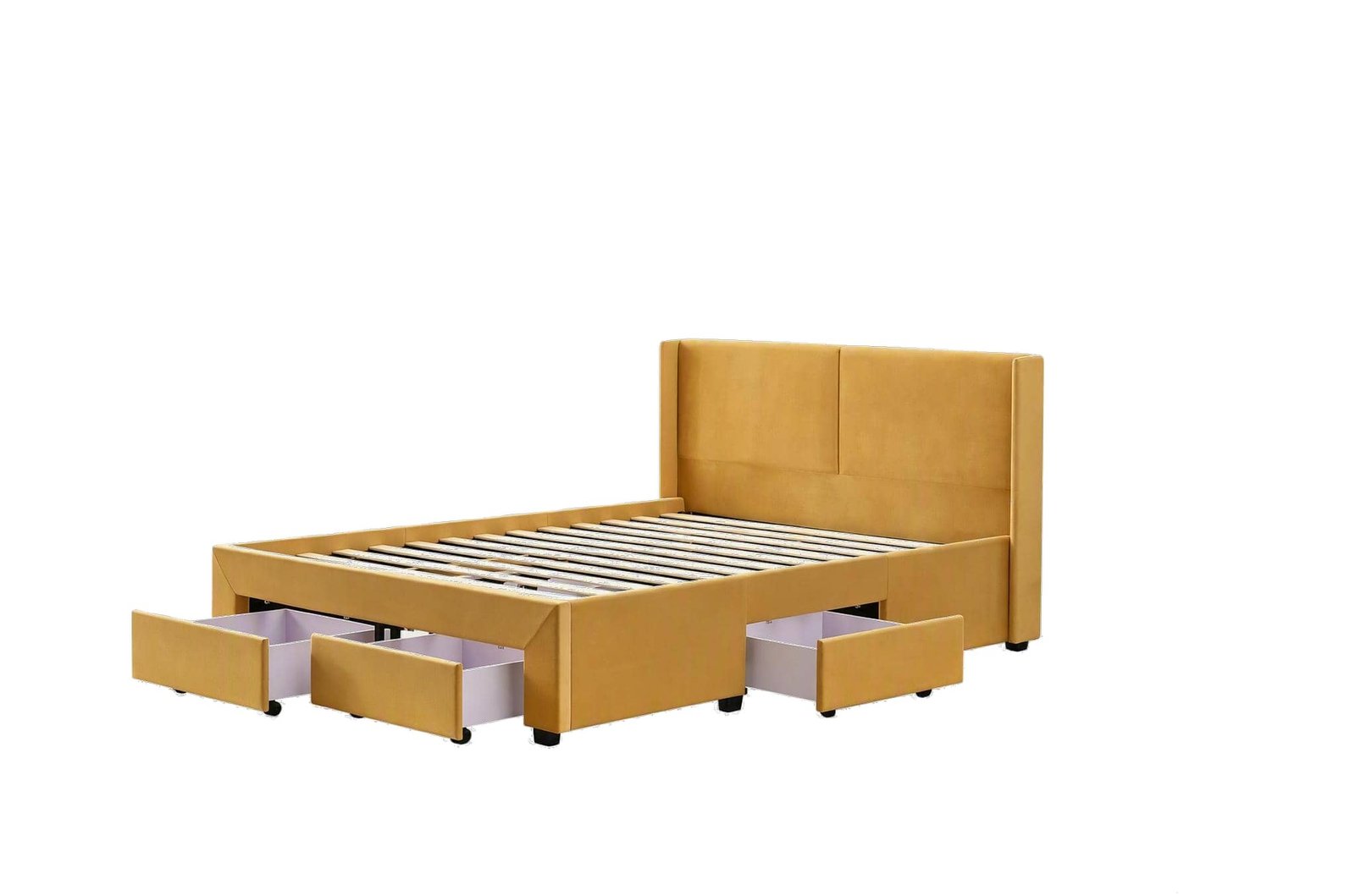 Winged Gas Lift Storage Bed