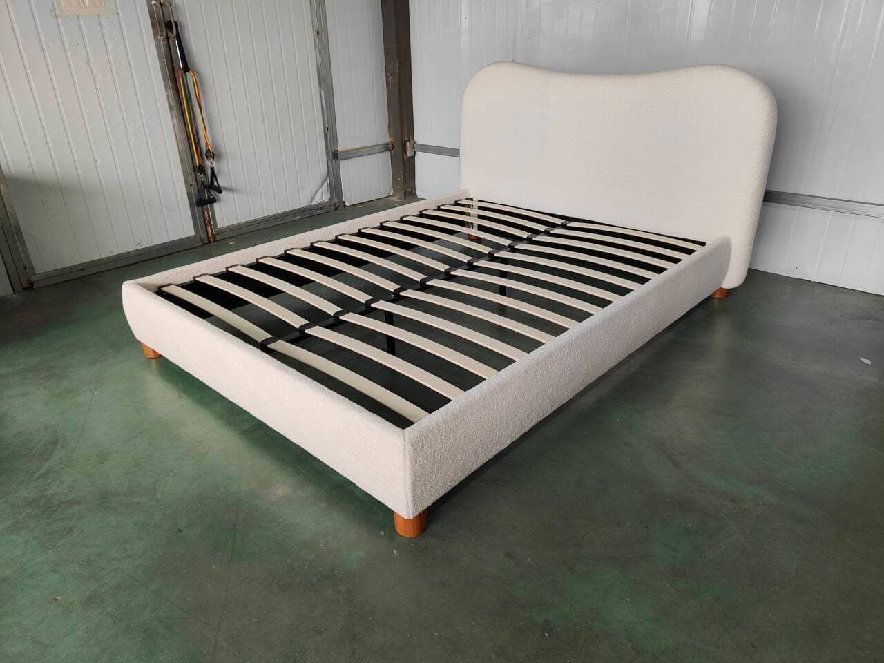 Rounded Headboard Gas Lift Storage Bed image 2