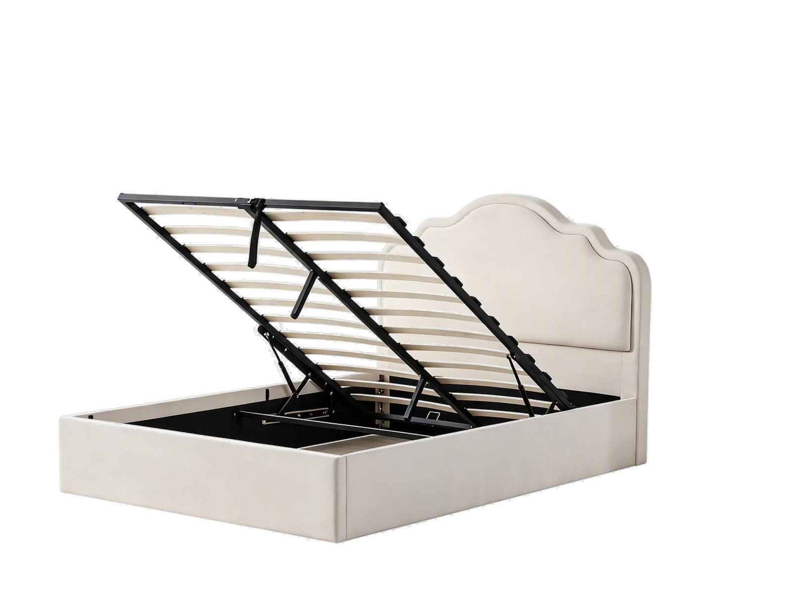 Scalloped Wing Gas Lift Storage Bed image 10