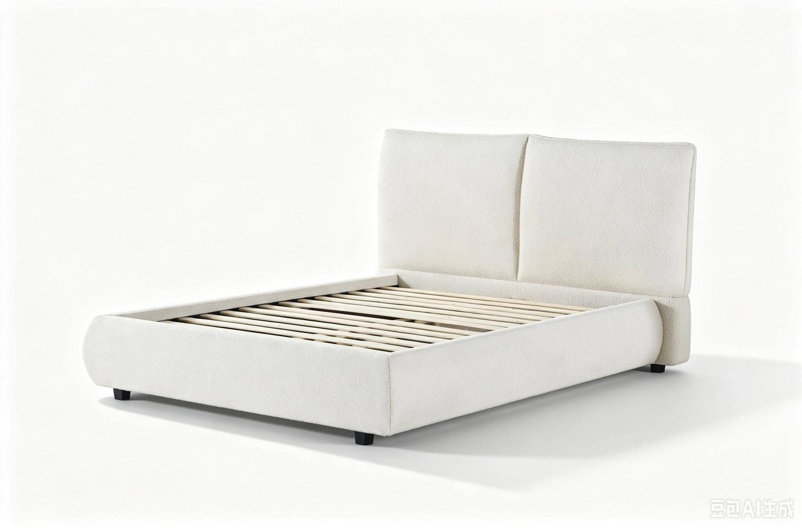 Curved Double-Cushion Gas Lift Storage Bed image 2