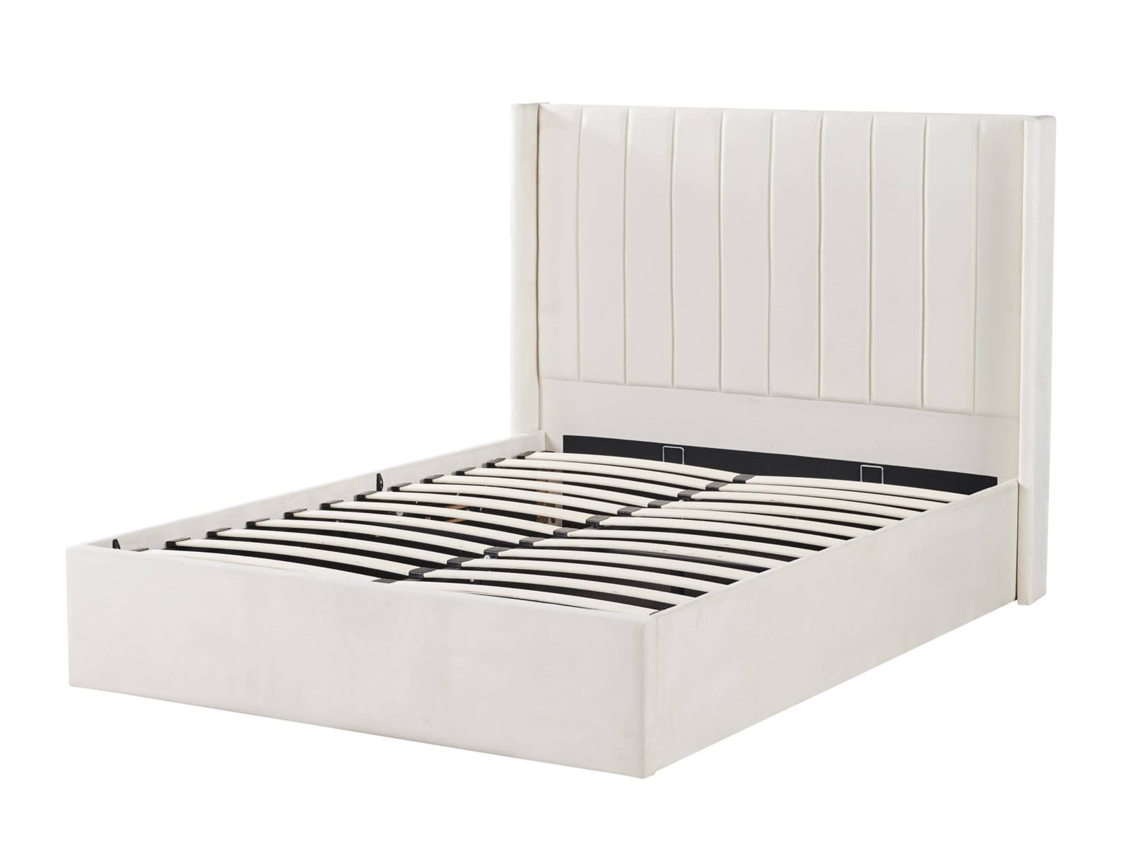 Vertical-Channel Upholstered Bed Frame image 6