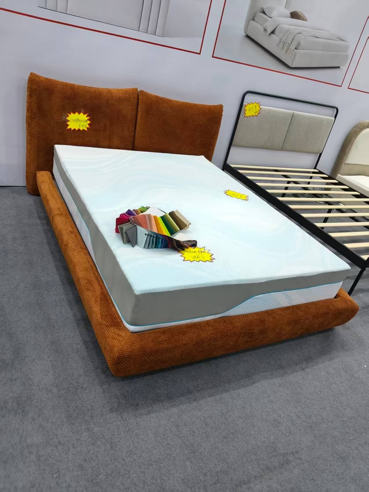 Compressed Upholstered Bed image 2