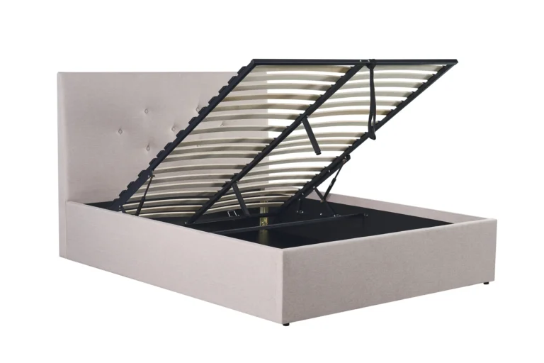 Minimalist Gas Lift Storage Bed