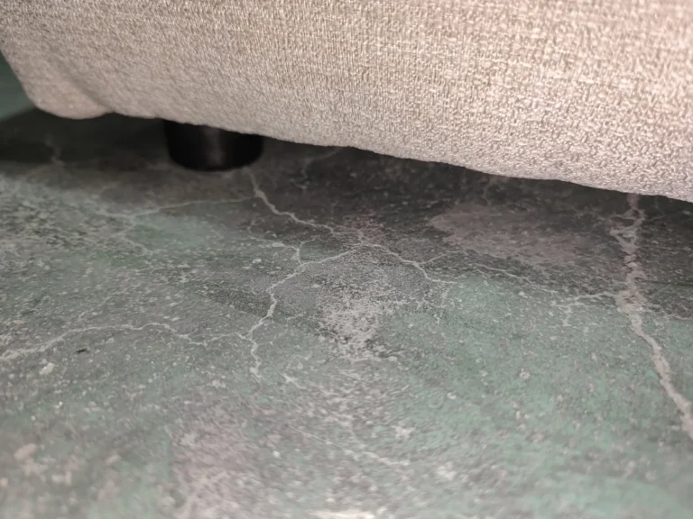 Low-Profile Black Plastic Bed Leg