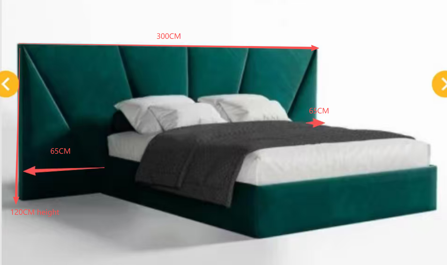 Wide-Panel Gas Lift Storage Bed