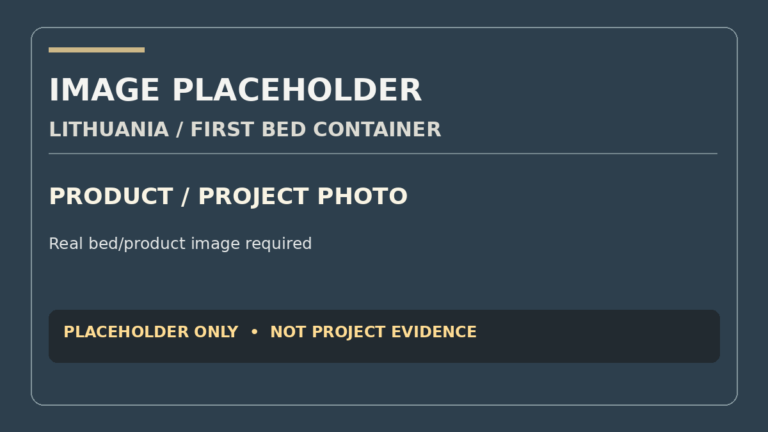 Approving a First Upholstered Bed Container for Lithuania